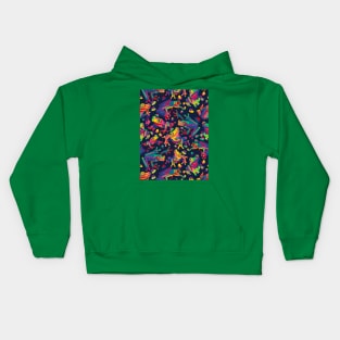 Rainbow Tree Frogs Kids Hoodie